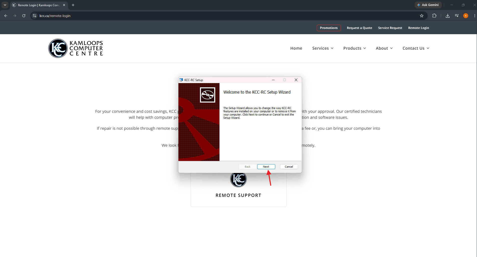 Google Chrome, step 4: Run the setup